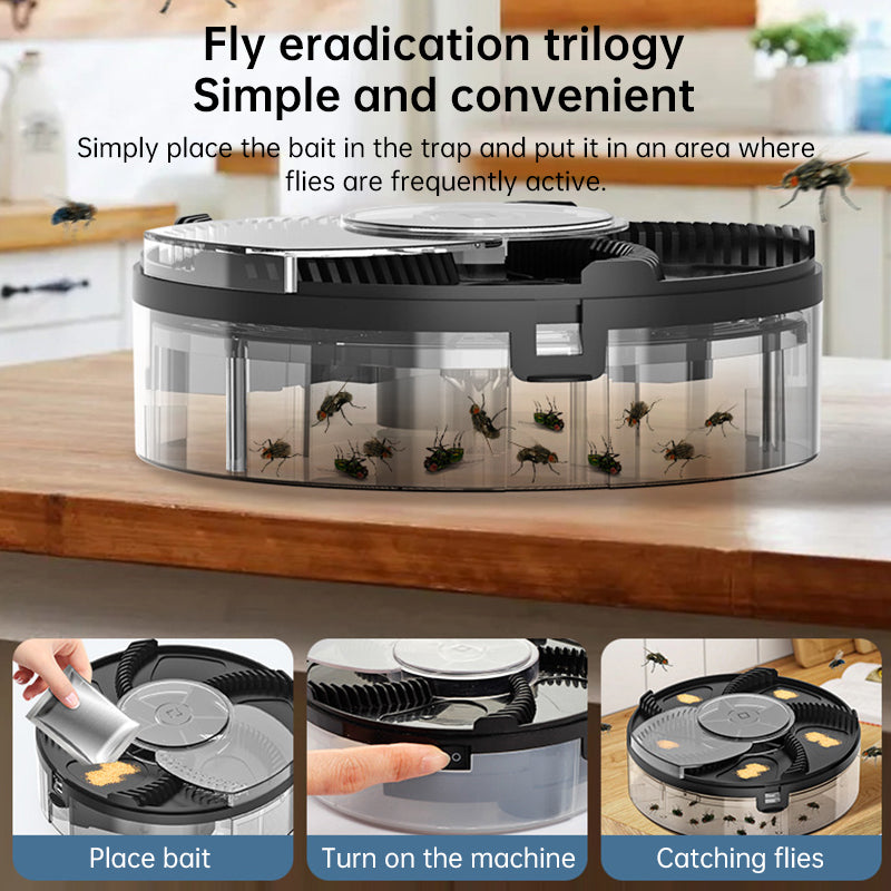 Automatic Fly Trap for Home & Kitchen – Removable Insect Catcher