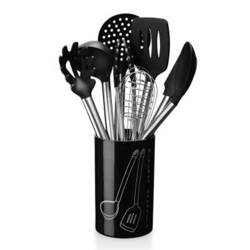 8-Piece Silicone Kitchen Utensil Set – Spoon, Spatula & More