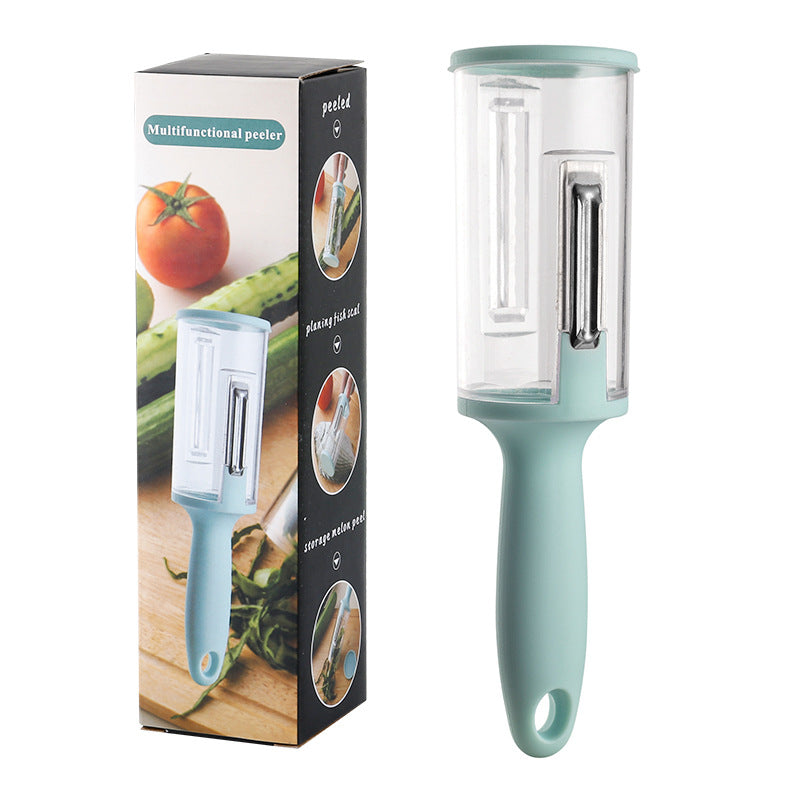 Multifunctional Vegetable & Fruit Peeler with Storage Box