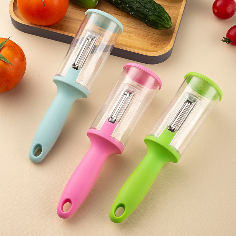 Multifunctional Vegetable & Fruit Peeler with Storage Box