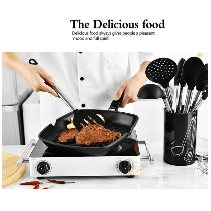 8-Piece Silicone Kitchen Utensil Set – Spoon, Spatula & More