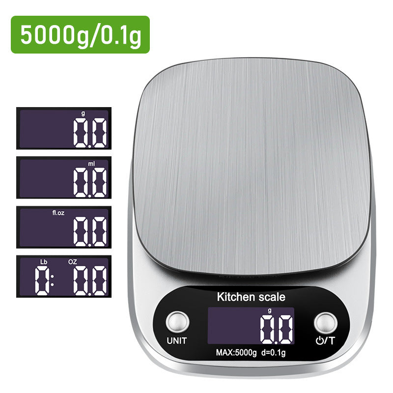 Stainless Steel Digital Kitchen Scale – Precise Baking & Food Scale