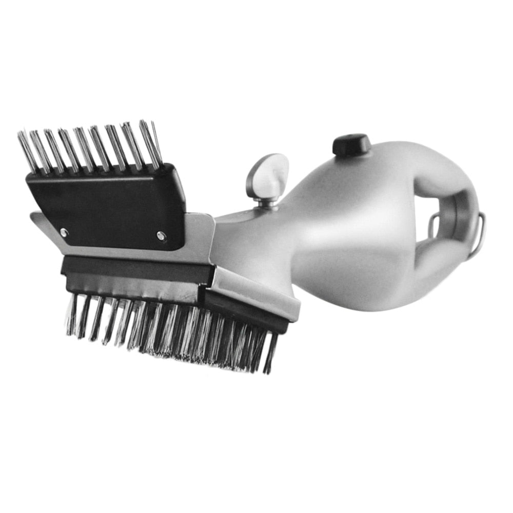 Stainless Steel BBQ Cleaning Brush – Steam Power Grill Cleaner