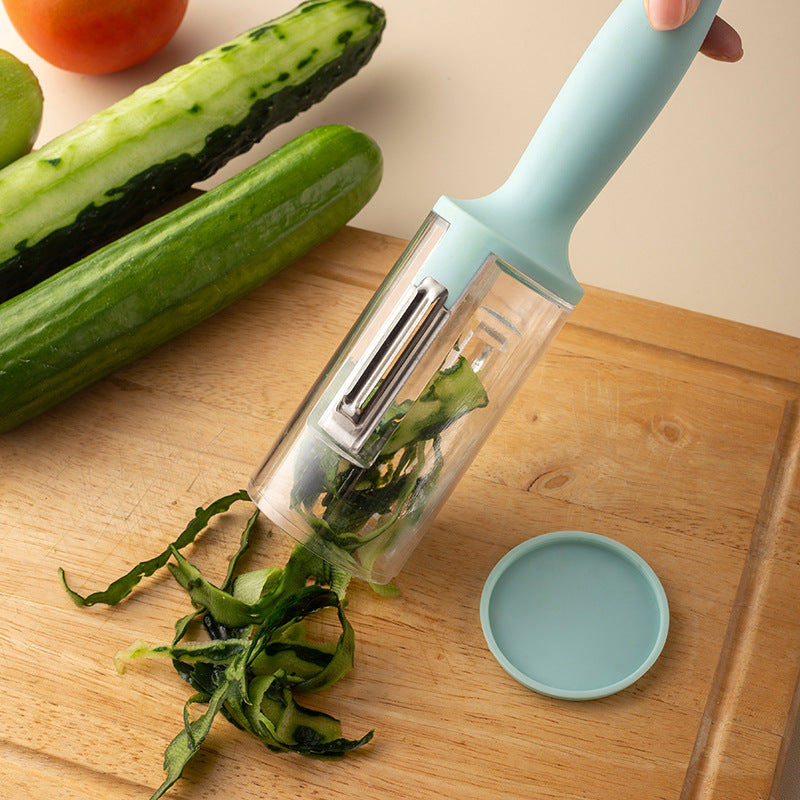 Multifunctional Vegetable & Fruit Peeler with Storage Box