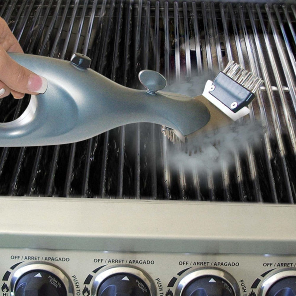Stainless Steel BBQ Cleaning Brush – Steam Power Grill Cleaner