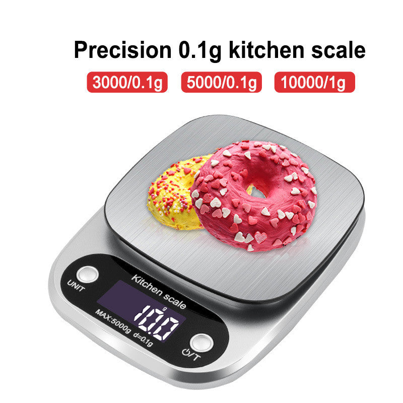 Stainless Steel Digital Kitchen Scale – Precise Baking & Food Scale