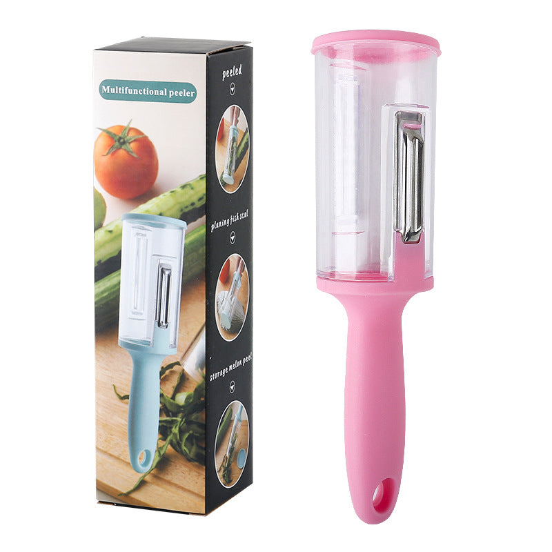 Multifunctional Vegetable & Fruit Peeler with Storage Box