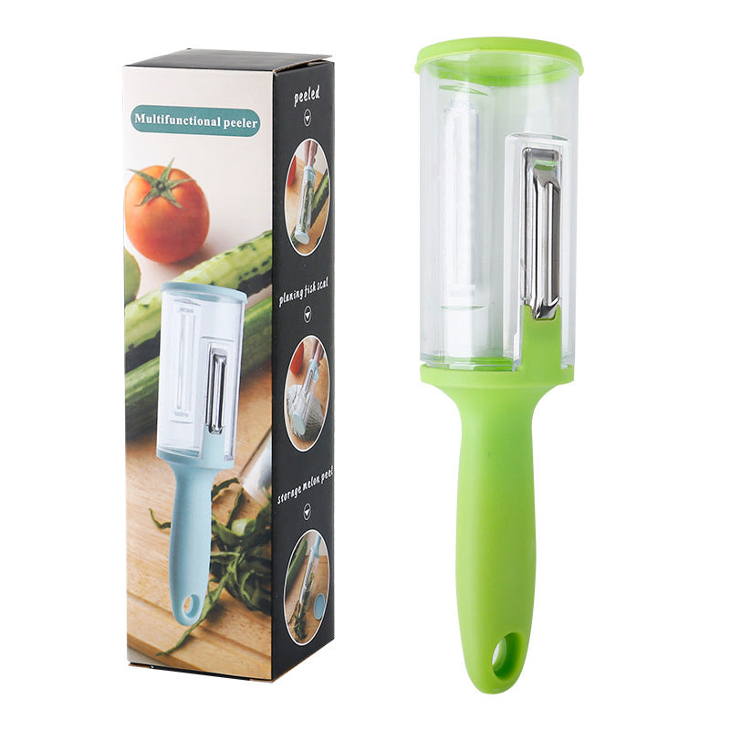Multifunctional Vegetable & Fruit Peeler with Storage Box