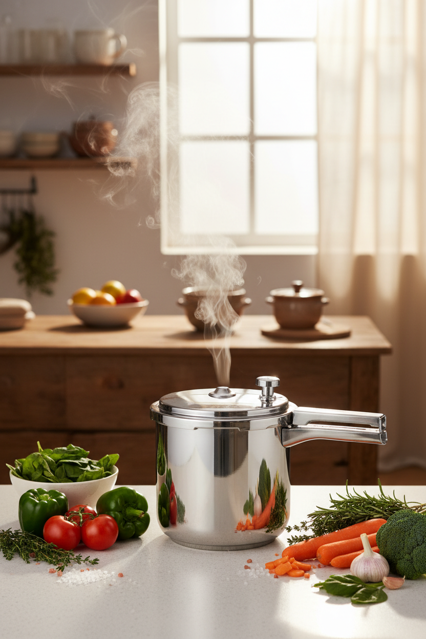 4L Stovetop Pressure Cooker kitchen lifestyle